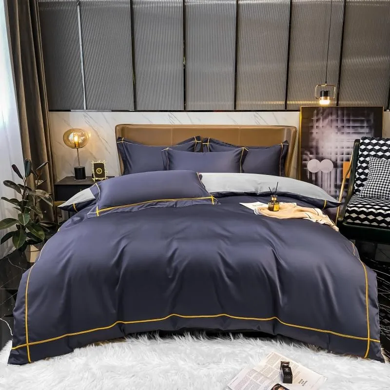 Hotelqualität Bettwäsche-Set aus ägyptischer Baumwolle mit 600 Thread Count | Lila