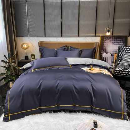 Hotelqualität Bettwäsche-Set aus ägyptischer Baumwolle mit 600 Thread Count | Lila