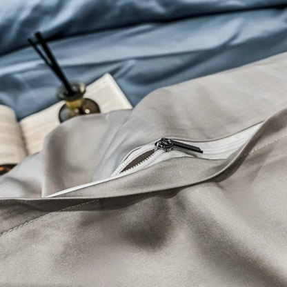 Elmsen Bettwäsche-Set aus ägyptischer Baumwolle, 600 Thread Count | Hellblau