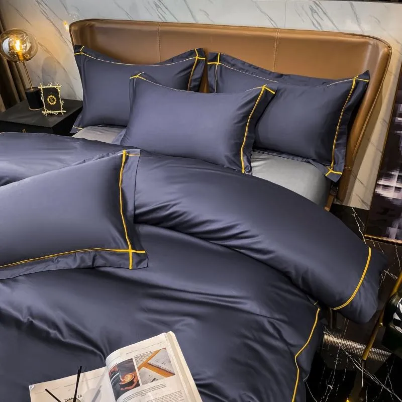 Hotelqualität Bettwäsche-Set aus ägyptischer Baumwolle mit 600 Thread Count | Lila