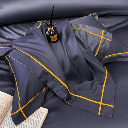 Hotelqualität Bettwäsche-Set aus ägyptischer Baumwolle mit 600 Thread Count | Lila