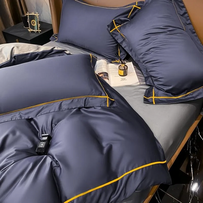 Hotelqualität Bettwäsche-Set aus ägyptischer Baumwolle mit 600 Thread Count | Lila