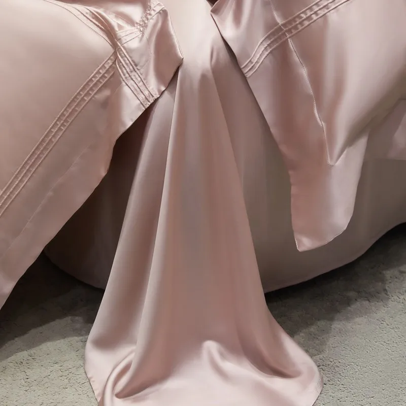 Sereno Bettwäsche aus Lyocell (600 TC) – Rosé